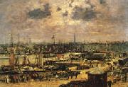 Eugene Buland The Port of Bordeaux USA oil painting reproduction